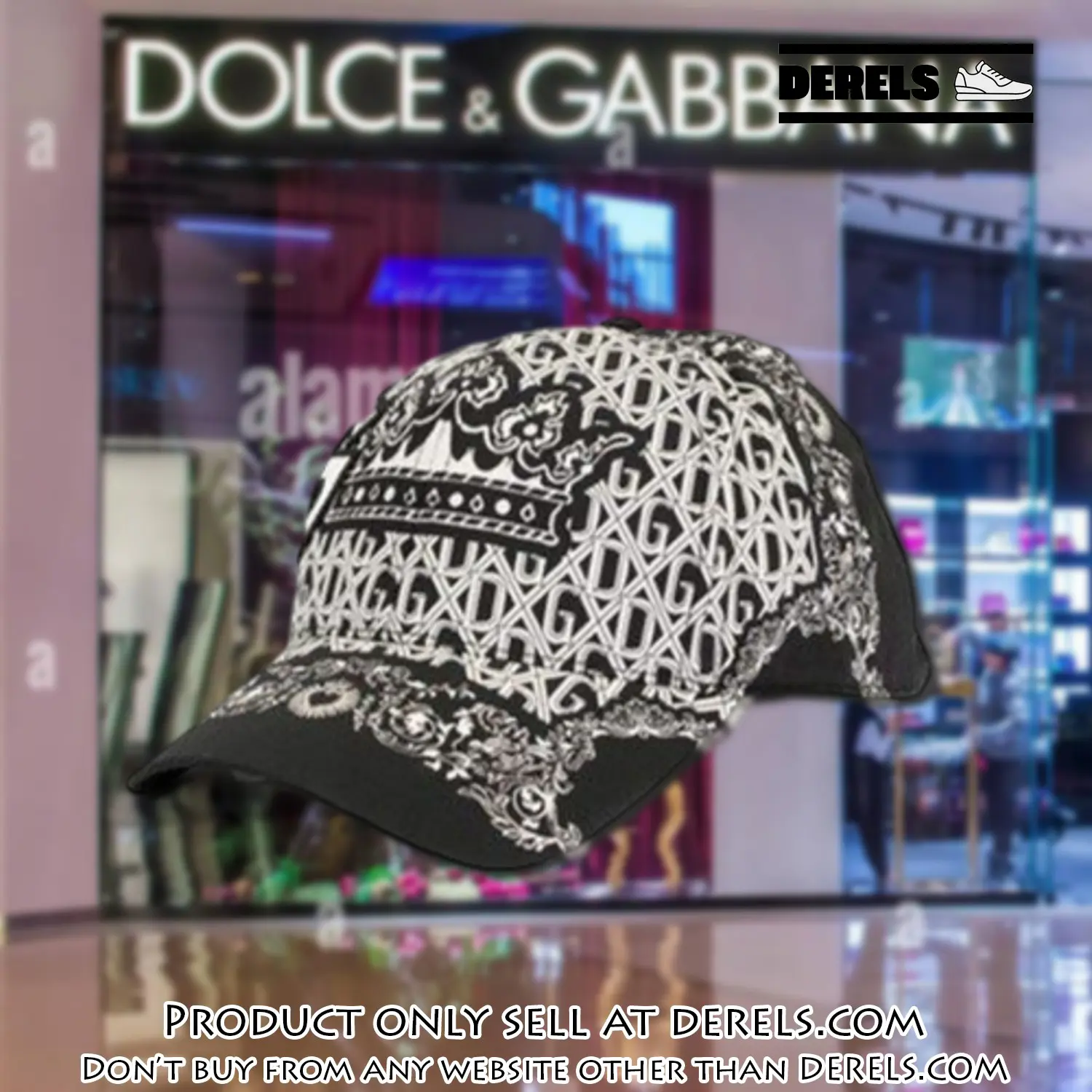 Dolce & gabbana luxury cap print 3d trending cap ctc1090 dr1502771